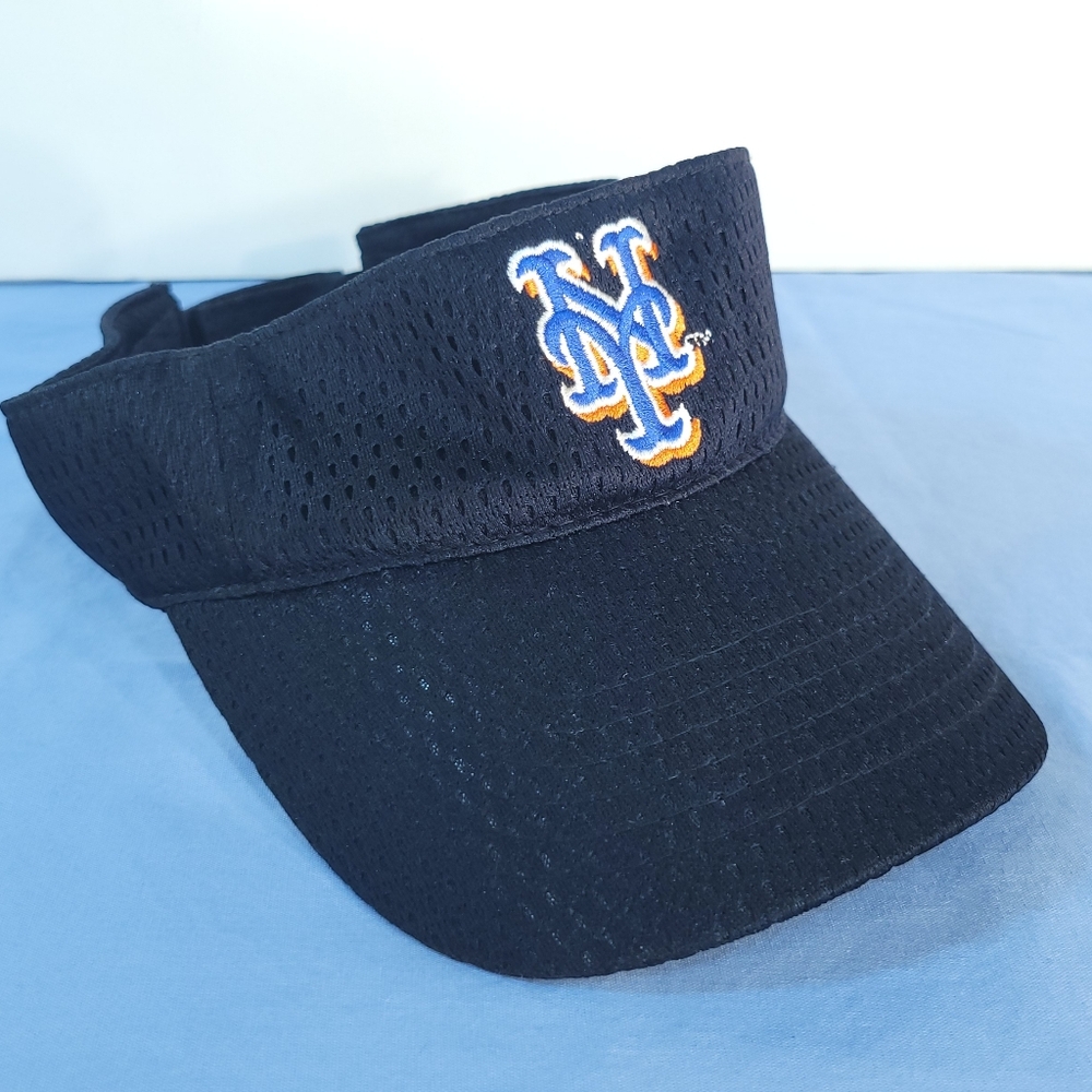 3/$25 New York Mets Black Promo Visor with Embroidered Logo